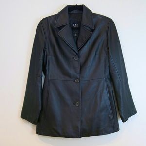 Andrew Marc (AM Studio) Black Leather Jacket (NWOT)
